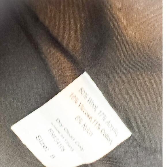 Lauren Elliott Tweed Fringe Hem Blazer Black and White SIze 8 - Picture 3 of 6